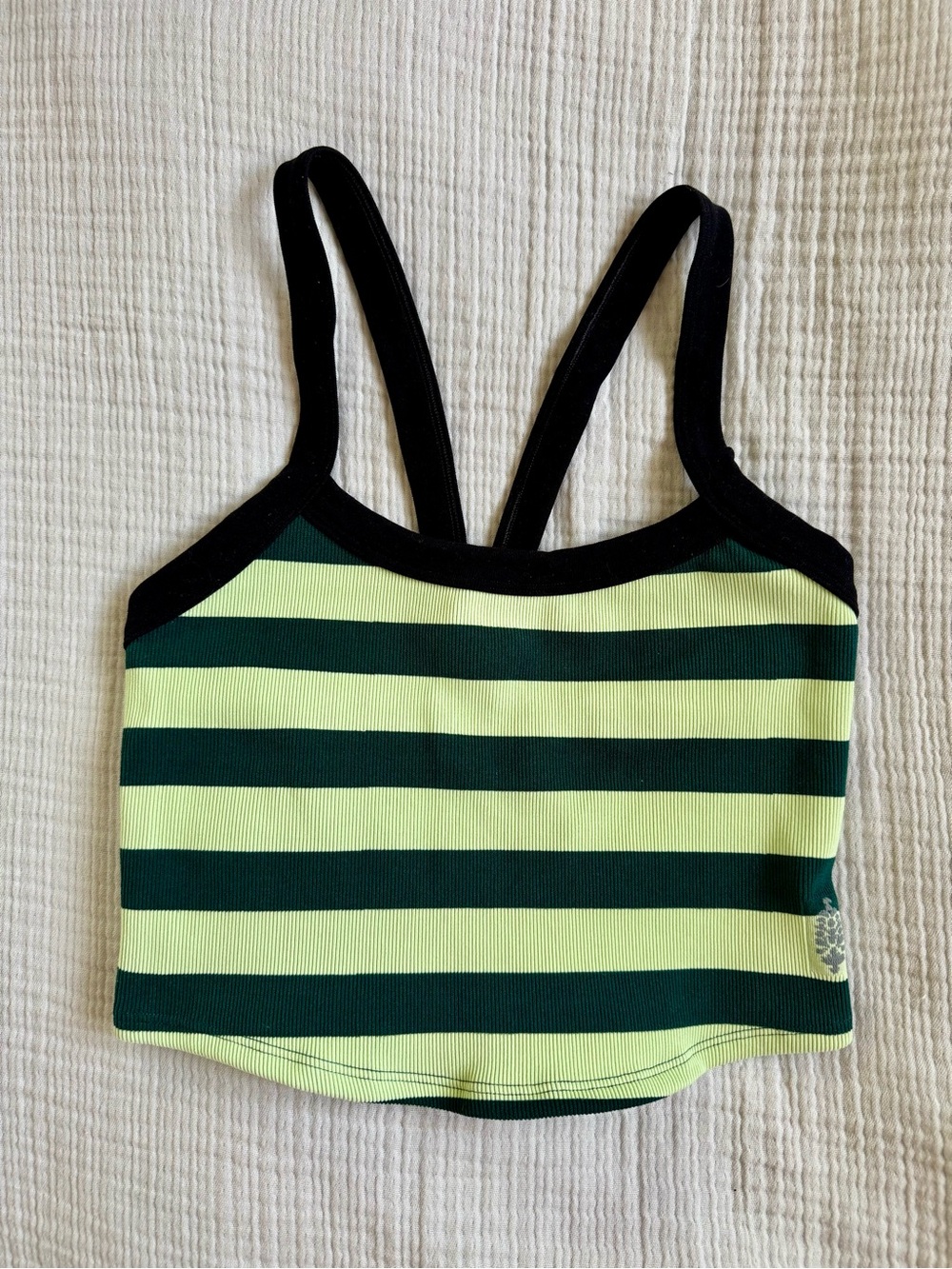 FP Movement All Clear Striped Cami in Evergreen